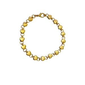 Gold Heart Bracelet